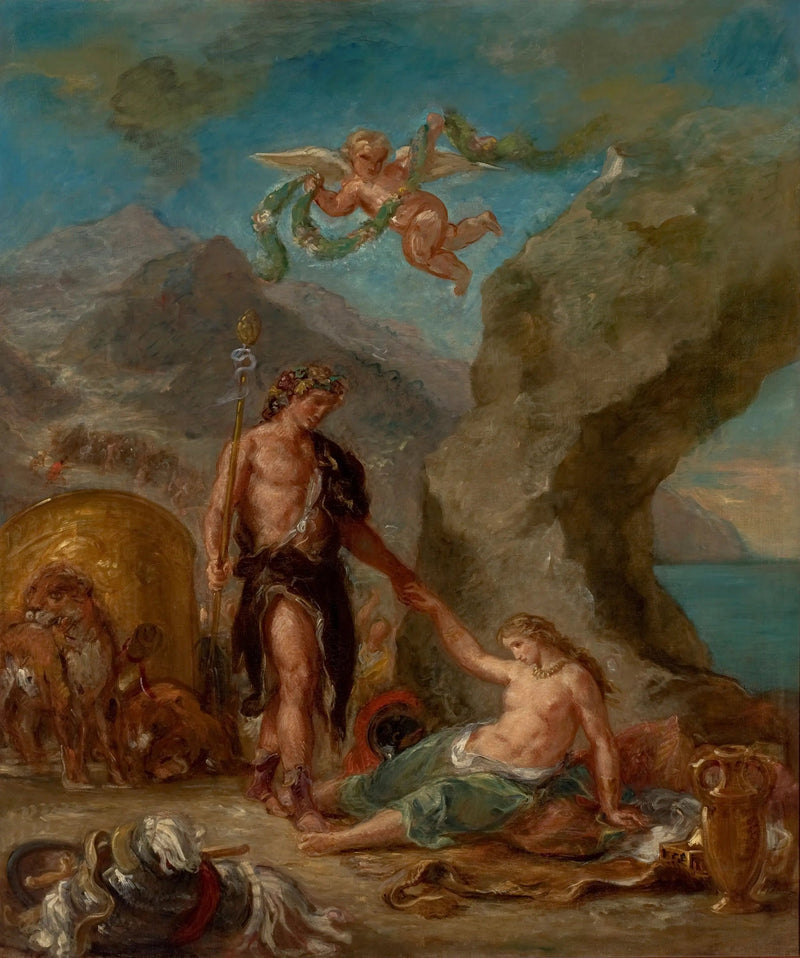 El Otoño - Baco y Ariadna - Eugène Delacroix