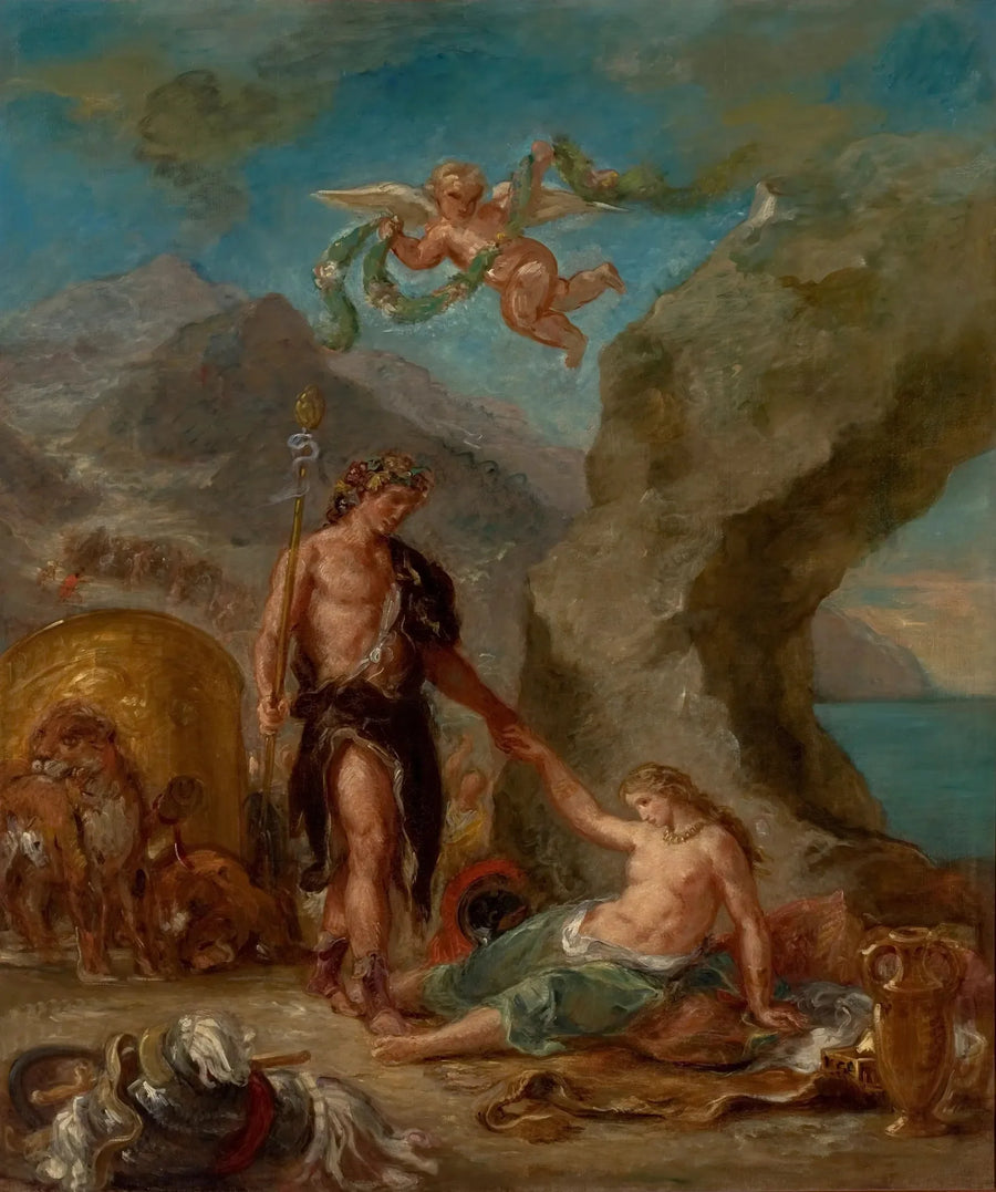 El Otoño - Baco y Ariadna - Eugène Delacroix