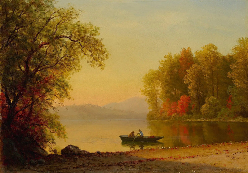 El otoño en el lago - Albert Bierstadt