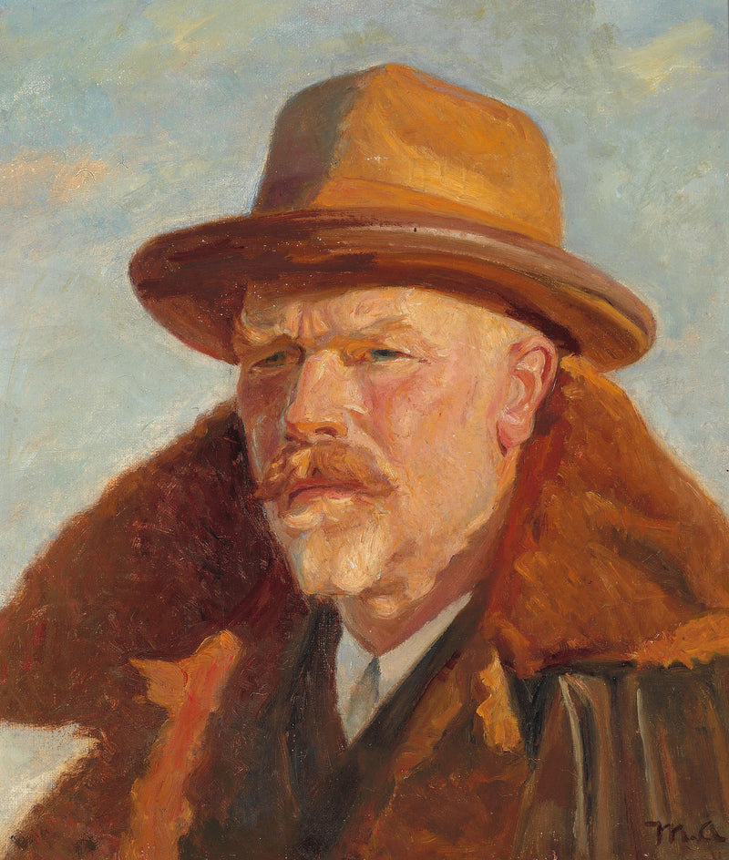 El autorretrato del artista. - Michael Peter Ancher
