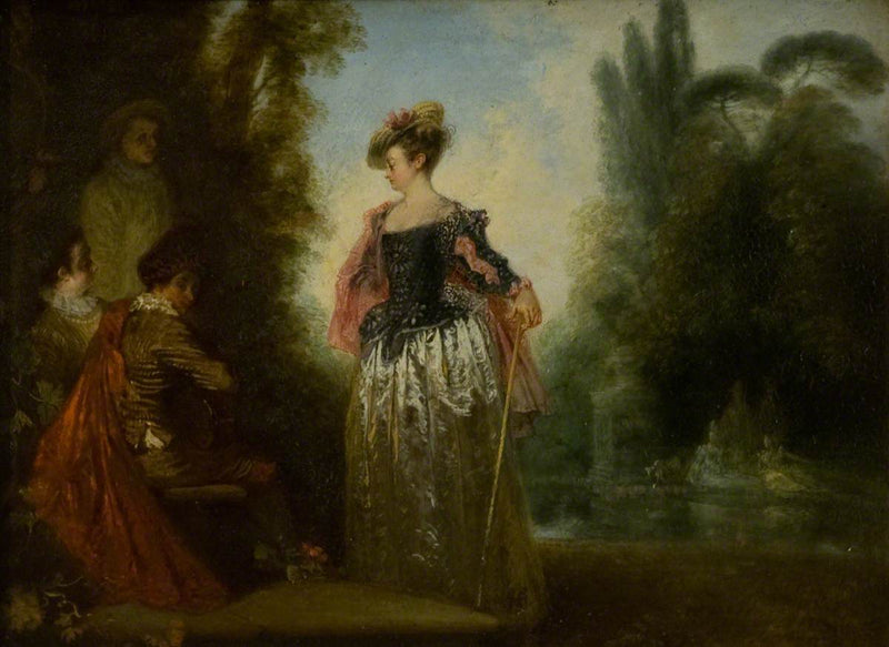 La aventurera - Antoine Watteau
