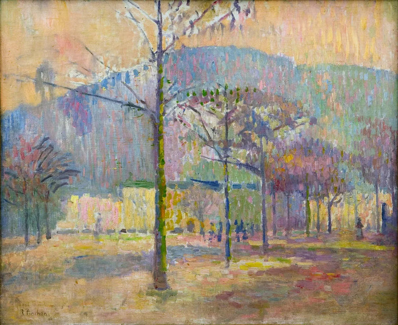 La avenida Saint-Paul y la Costa Sainte-Catherine, Rouen - Robert Antoine Pinchon