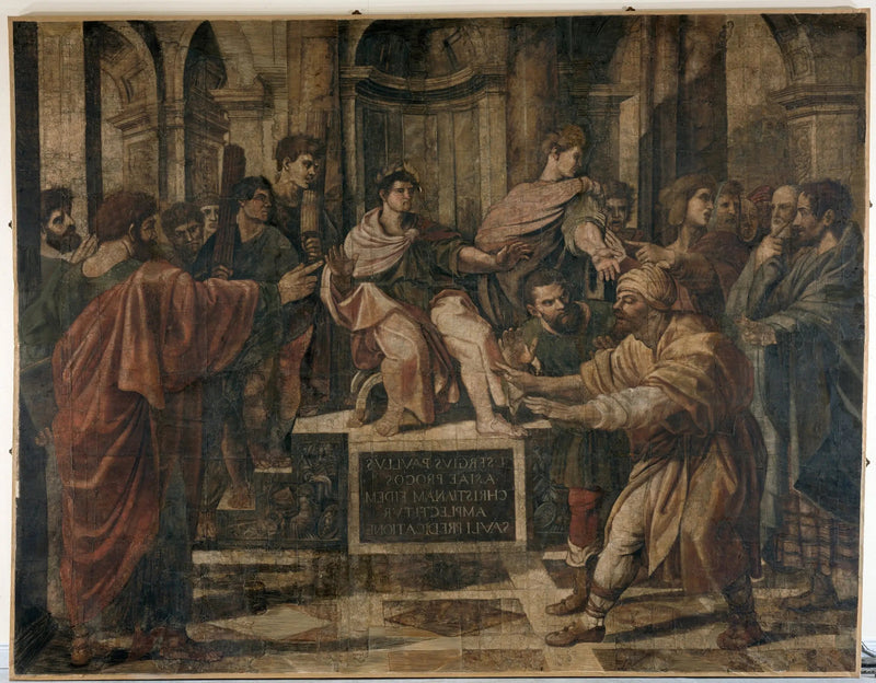 El cegamiento de Elymas - Rafael Sanzio