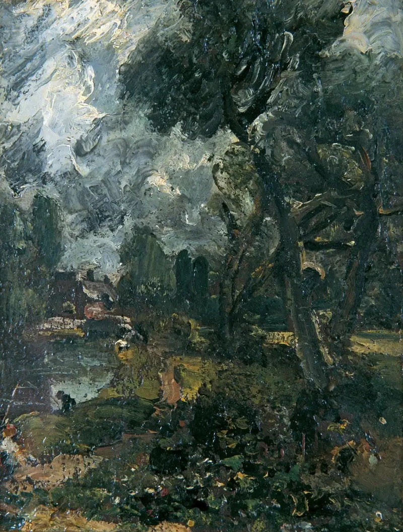 La esclusa de Flatford desde el puente - John Constable
