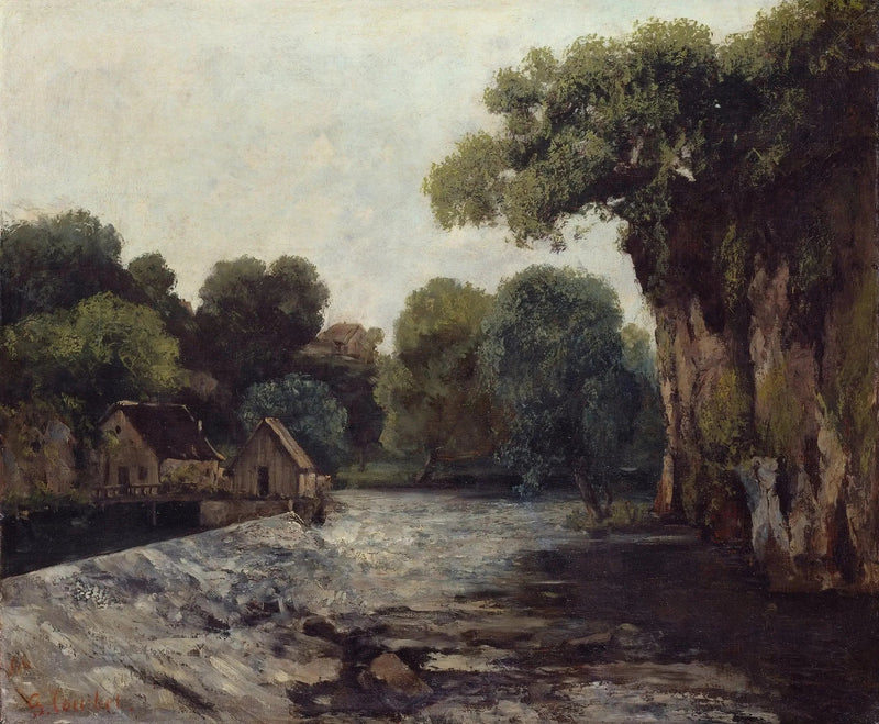 La esclusa de la Loue - Gustave Courbet