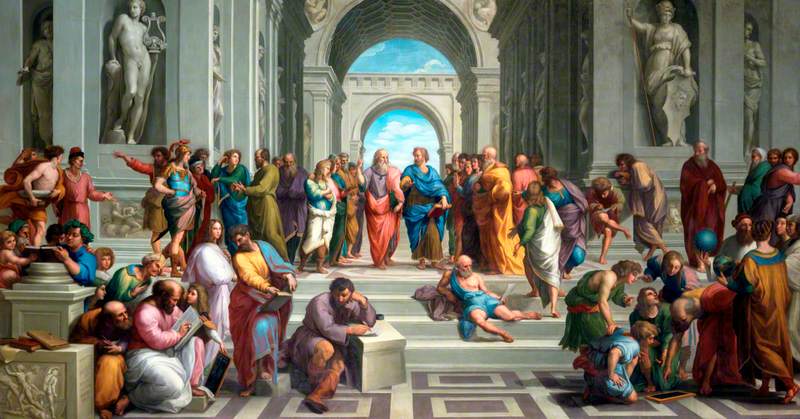 La Escuela de Atenas (según Rafael) - Anton Raphael Mengs