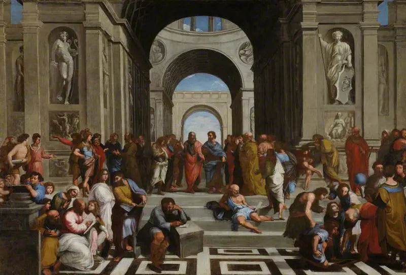 La escuela de Atenas - Rafael Sanzio