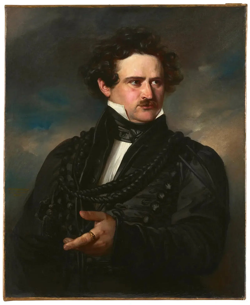 El escritor Karl Spindler - Franz Xaver Winterhalter