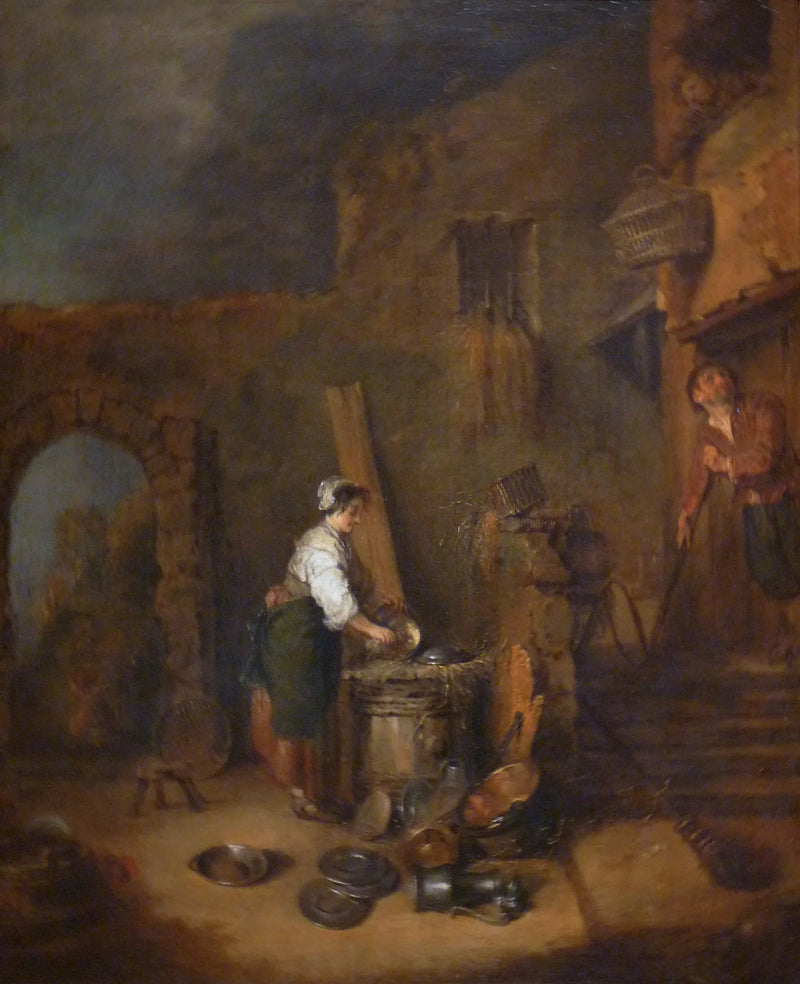 La nodriza de bronces - Antoine Watteau