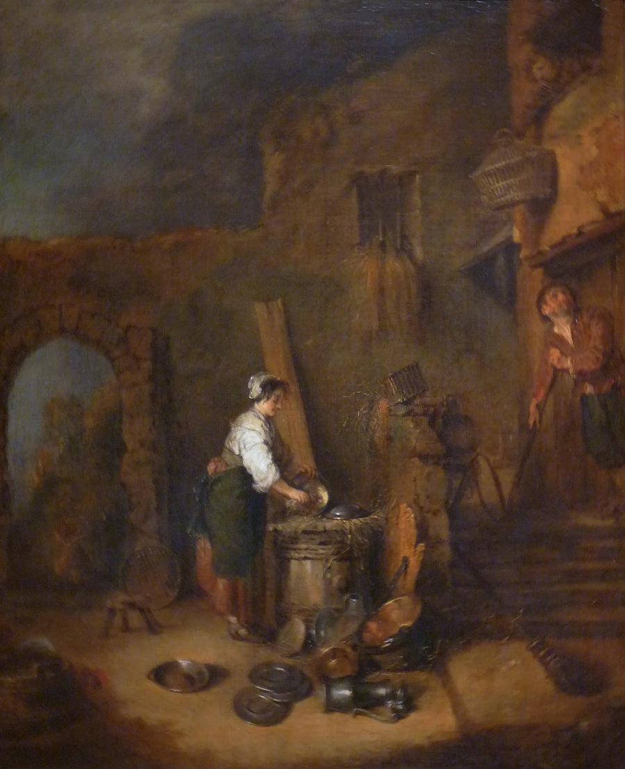 La nodriza de bronces - Antoine Watteau
