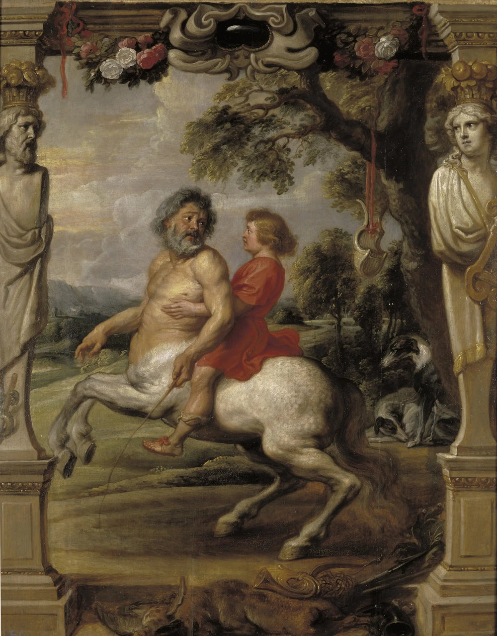 L'Éducation d'Achille - Peter Paul Rubens image 1 tableau peint à l’huile sur toile
