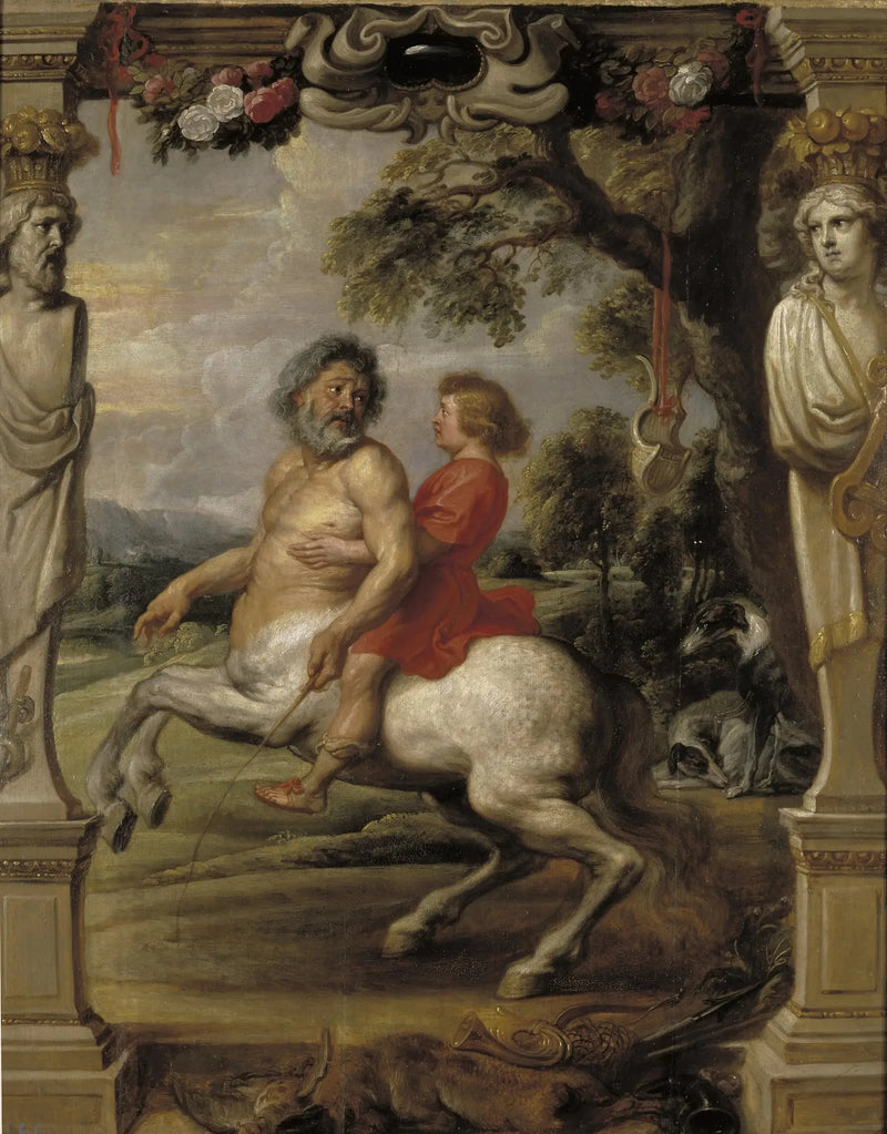 La educación de Aquiles - Peter Paul Rubens