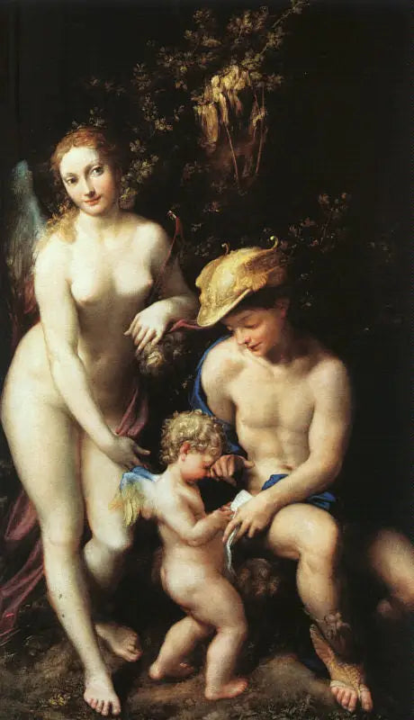 La educación de Cupido - Antonio da Correggio