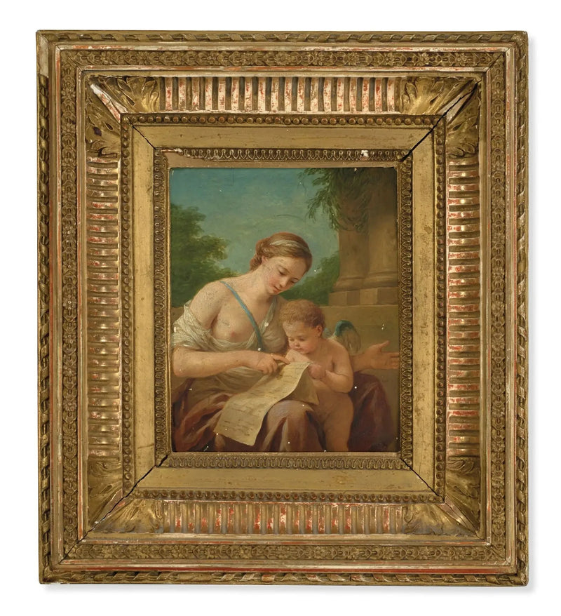 La educación de Cupido - Louis Jean François Lagrenée