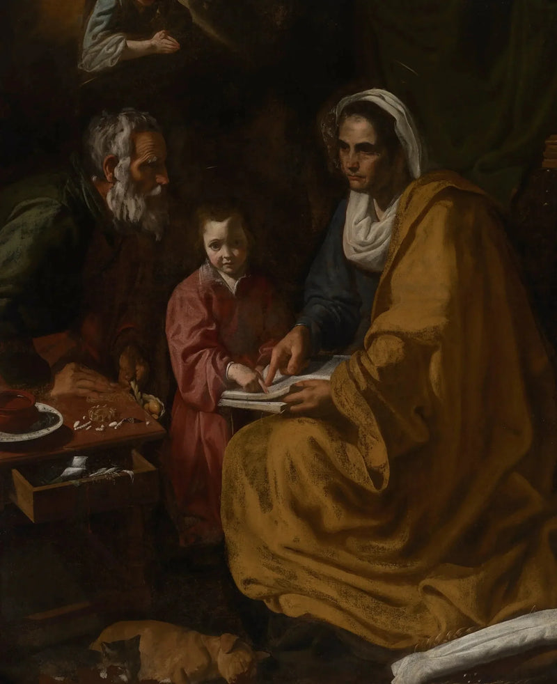 La educación de la Virgen - Diego Velázquez