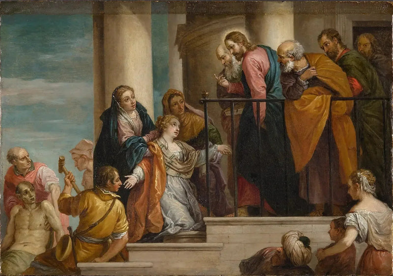 La educación del joven de Naïn - David Teniers el Joven