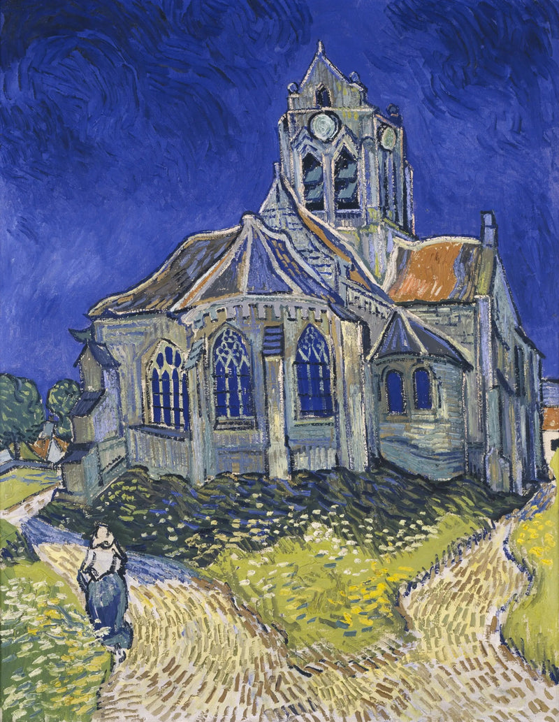 La Iglesia de Auvers-sur-Oise - Vincent van Gogh