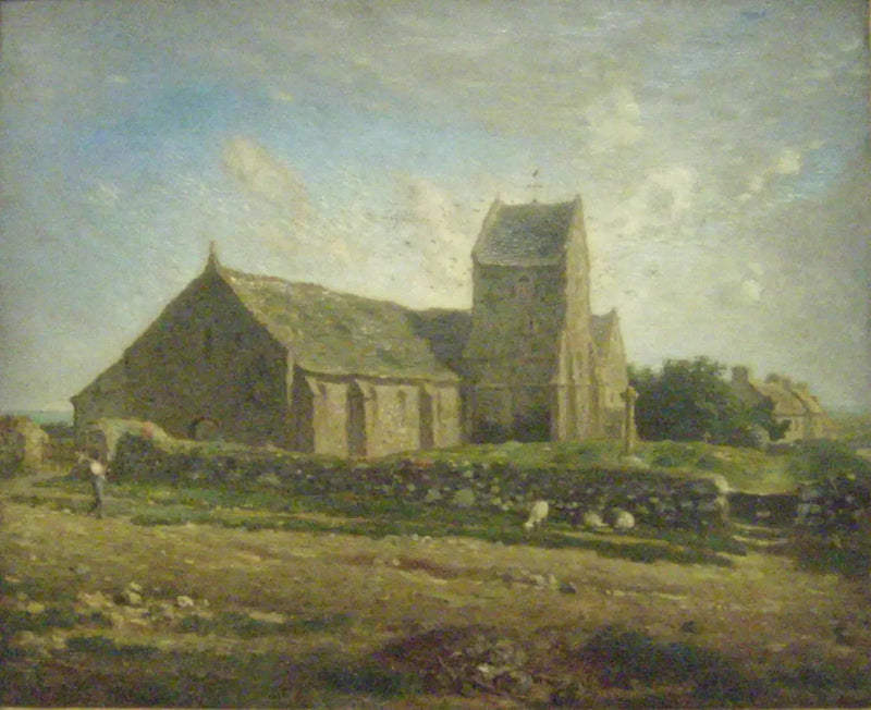 La iglesia de Gréville - Jean-François Millet