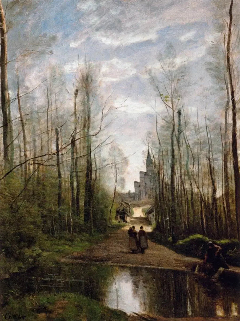 La iglesia de Marissel - Jean-Baptiste Camille Corot
