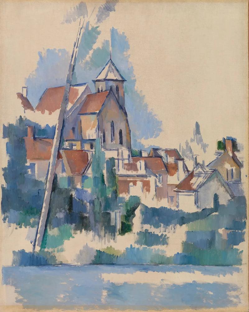 La Iglesia de Montigny-sur-Loing - Paul Cézanne