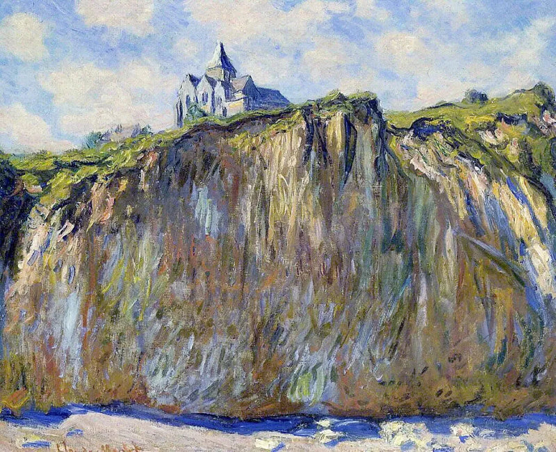 La iglesia de Varengeville, efecto matutino - Claude Monet