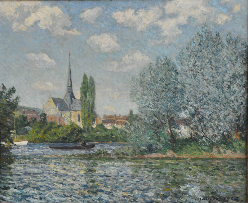 La iglesia de Petit-Andelys - Maxime Maufra