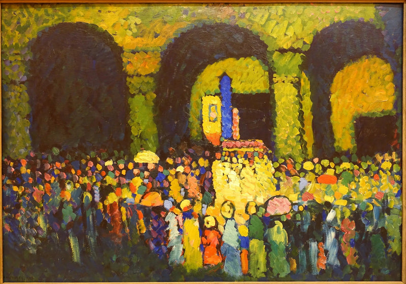 La iglesia de San Luis de Múnich - Vassily Kandinsky