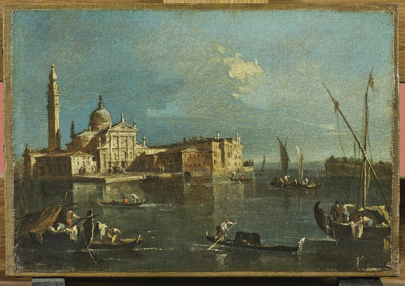 La iglesia San Giorgio Maggiore en Venecia - Francesco Guardi