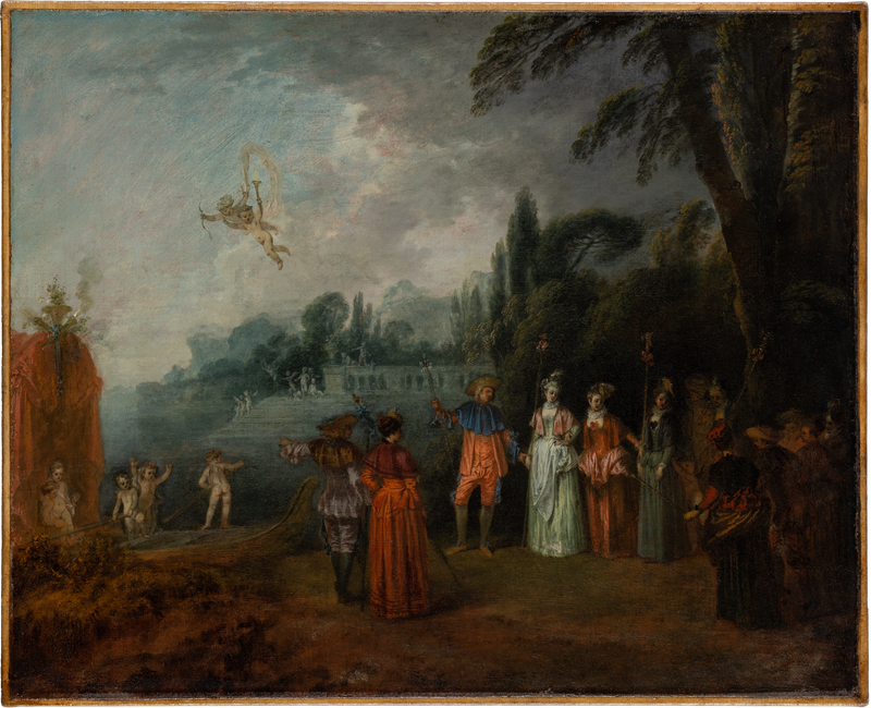 El embarque a Citera - Antoine Watteau