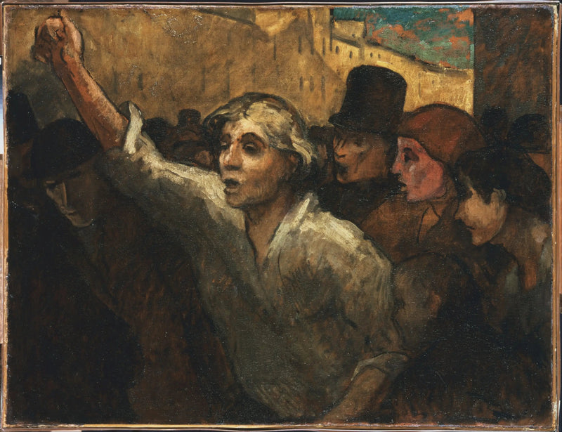 La Revuelta - Honoré Daumier