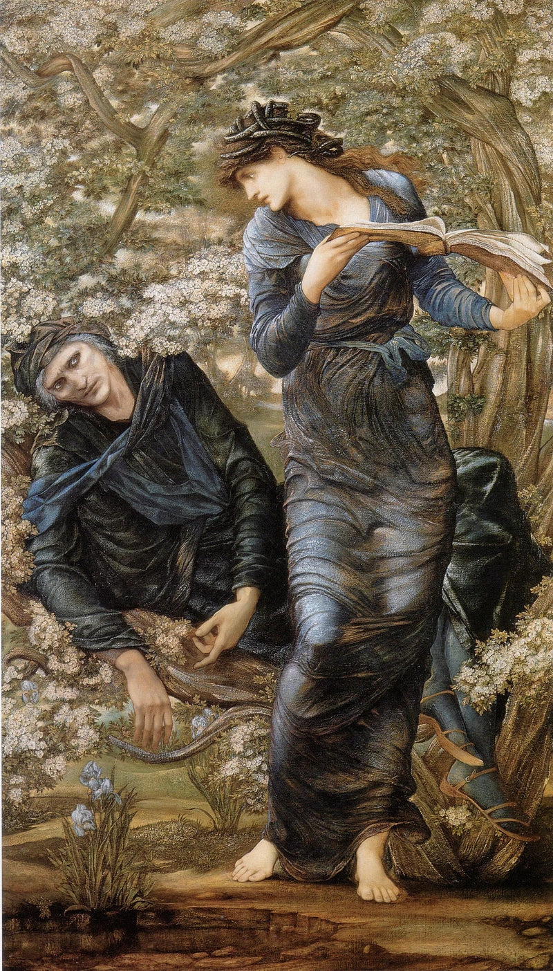 El Encantamiento de Merlín - Edward Burne-Jones
