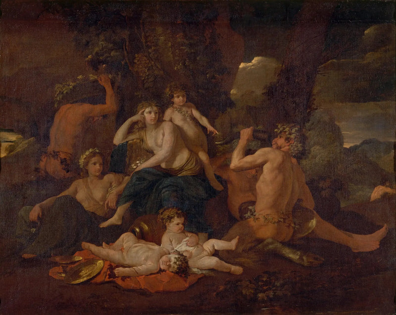La infancia de Baco - Nicolas Poussin