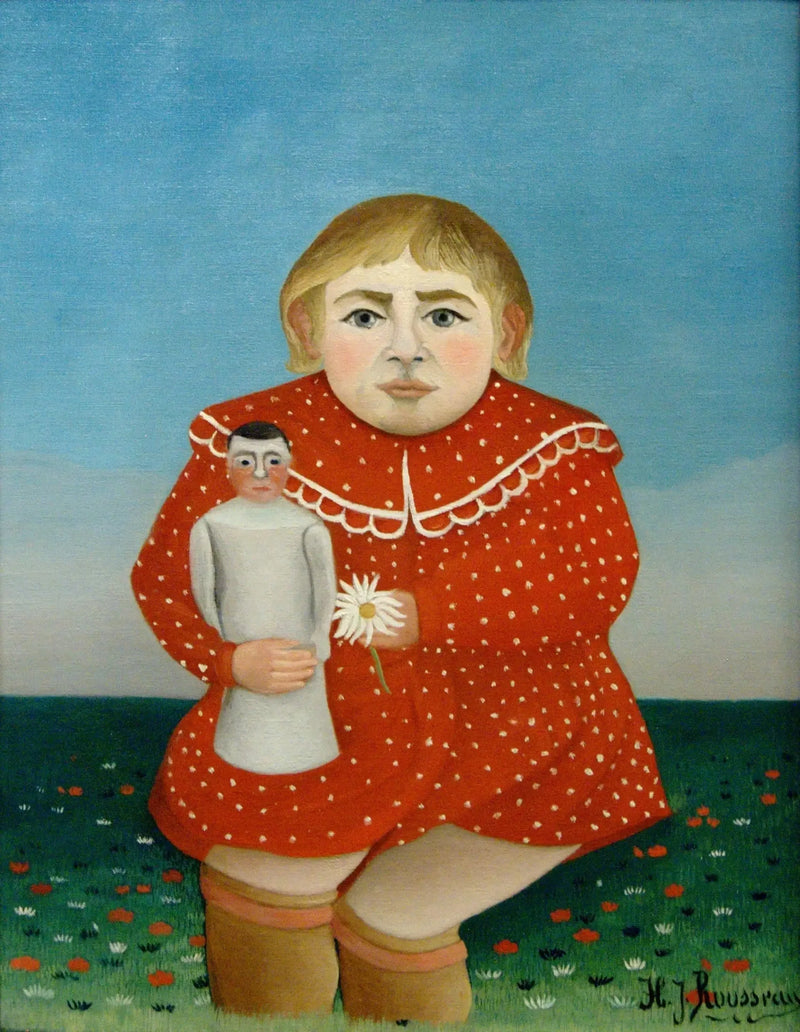 El niño con la muñeca - Henri Rousseau