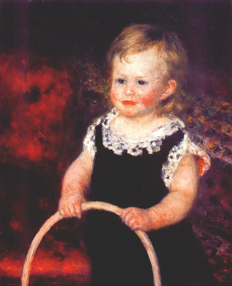 L'enfant au cerceau - Pierre-Auguste Renoir image 1 tableau peint à l’huile sur toile