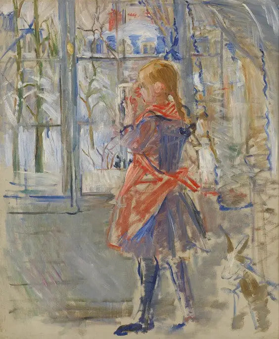 El niño con el delantal rojo - Berthe Morisot