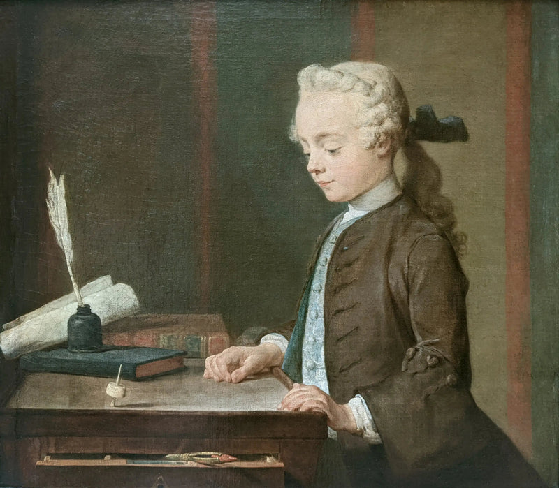 El niño con el toton - Jean Simeón Chardin