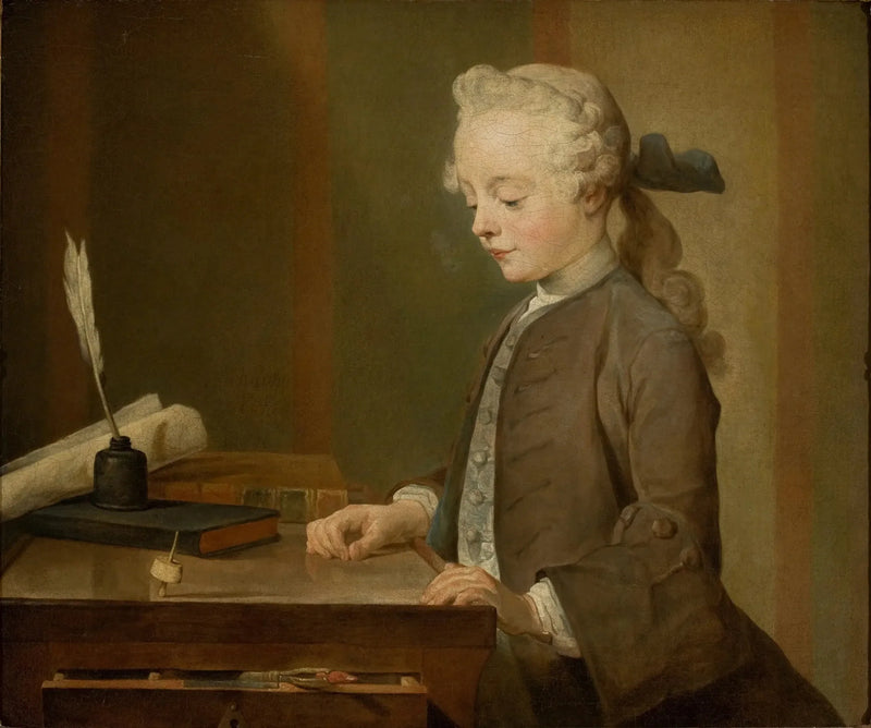 El niño con la tetina - Jean Simeón Chardin