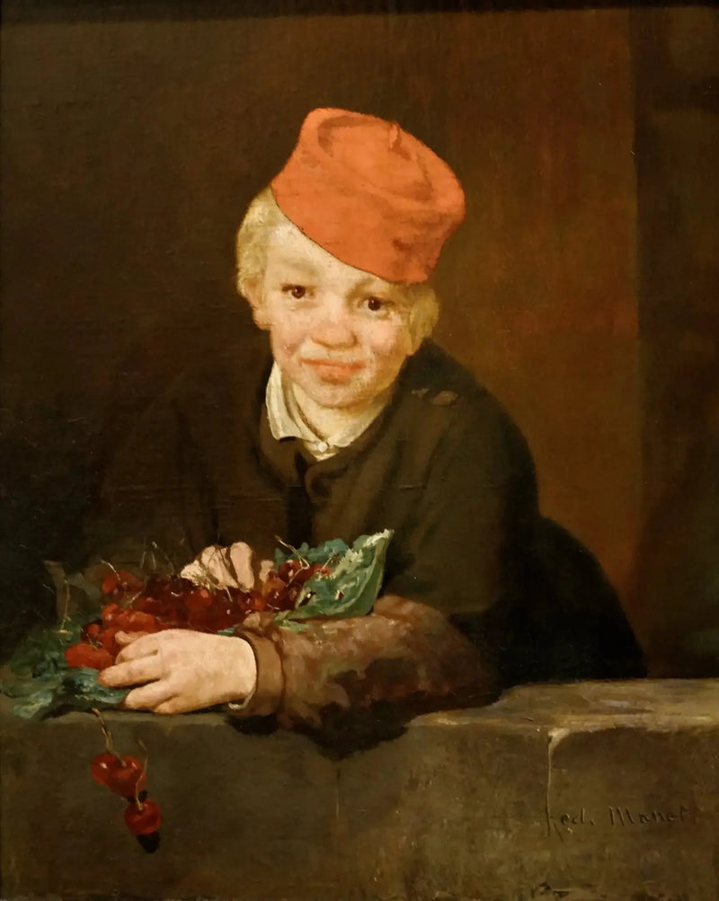 El niño con las cerezas - Édouard Manet