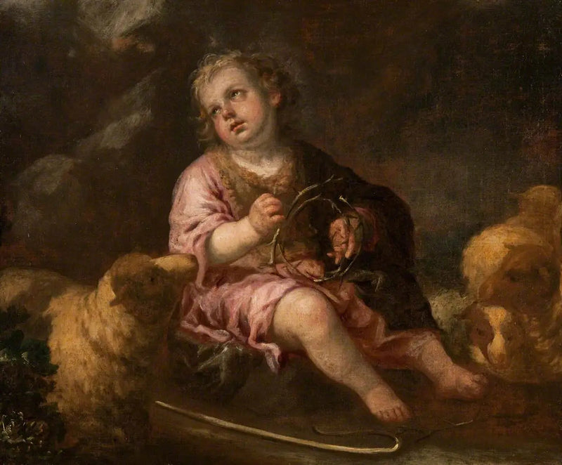 El Niño Jesús como Buen Pastor - Bartolomé Esteban Murillo