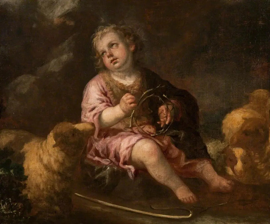 El Niño Jesús como Buen Pastor - Bartolomé Esteban Murillo