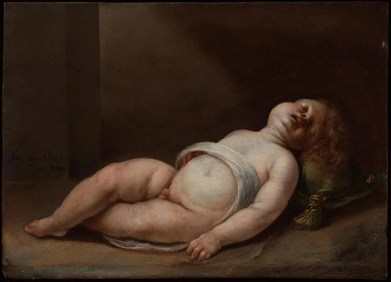 El Niño Jesús durmiendo - Artemisia Gentileschi