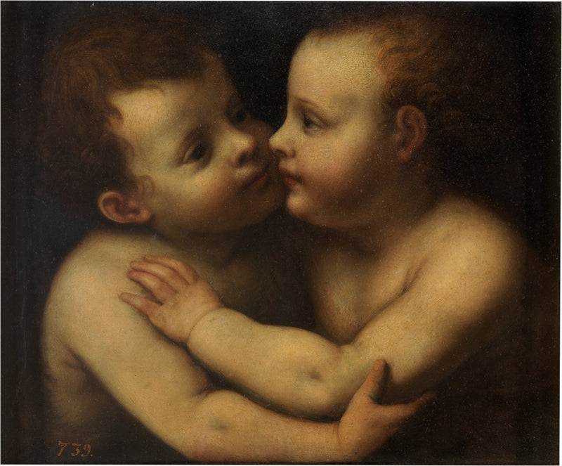 El Niño Jesús y san Juan Bautista - Bernardino Luini