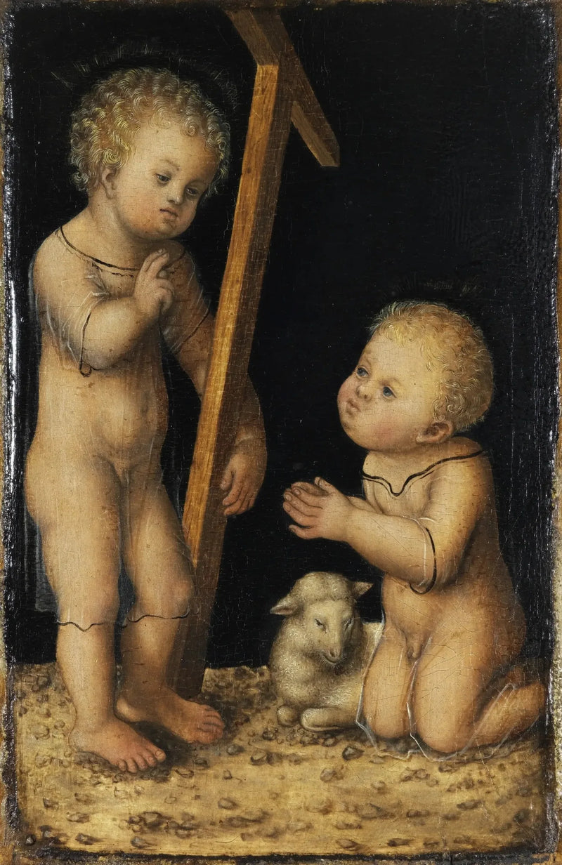El Niño Jesús y San Juan - Lucas Cranach el Viejo