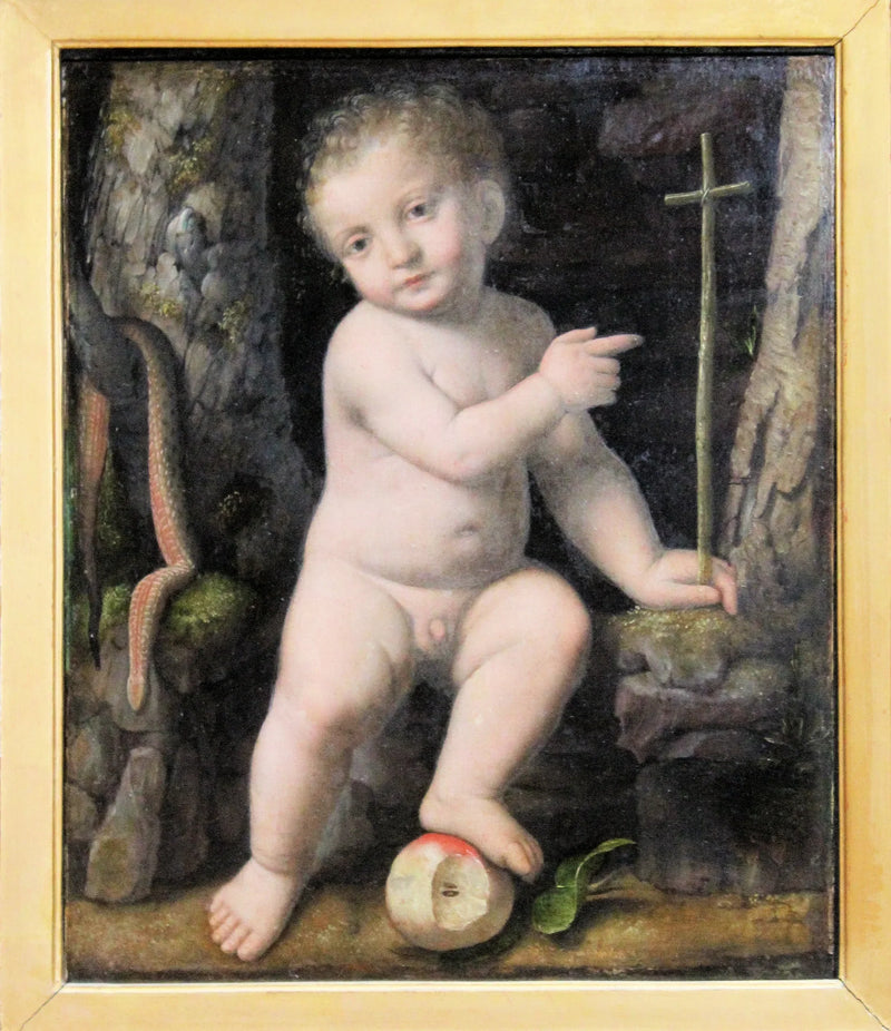El Niño Jesús, Salvador del mundo - Bernardino Luini