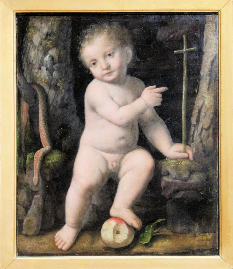 El Niño Jesús, Salvador del mundo - Bernardino Luini