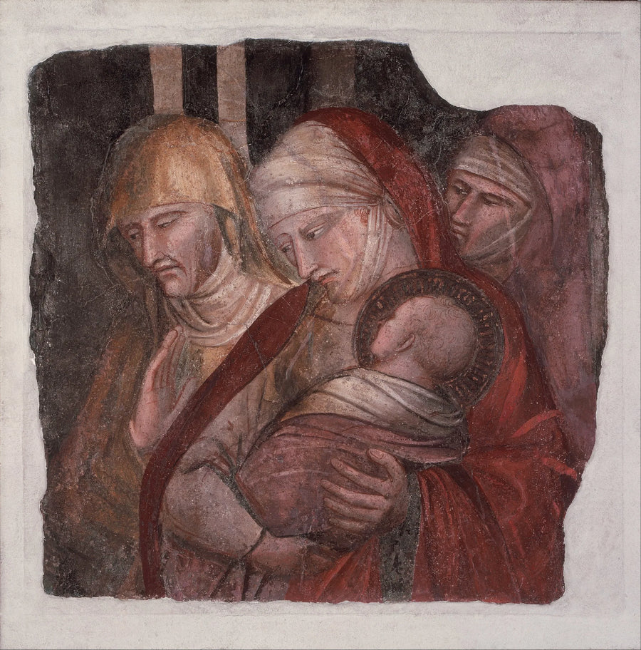 El niño santo Juan Bautista presentado a Zacarías - Spinello Aretino