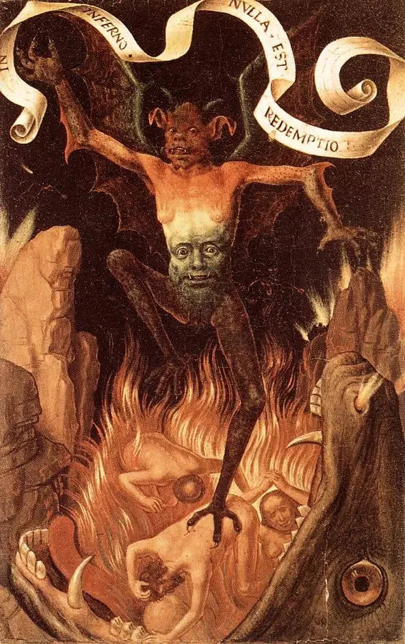 El infierno - Hans Memling