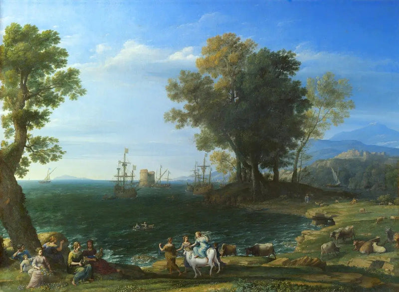 El secuestro de Europa - Claude Lorrain