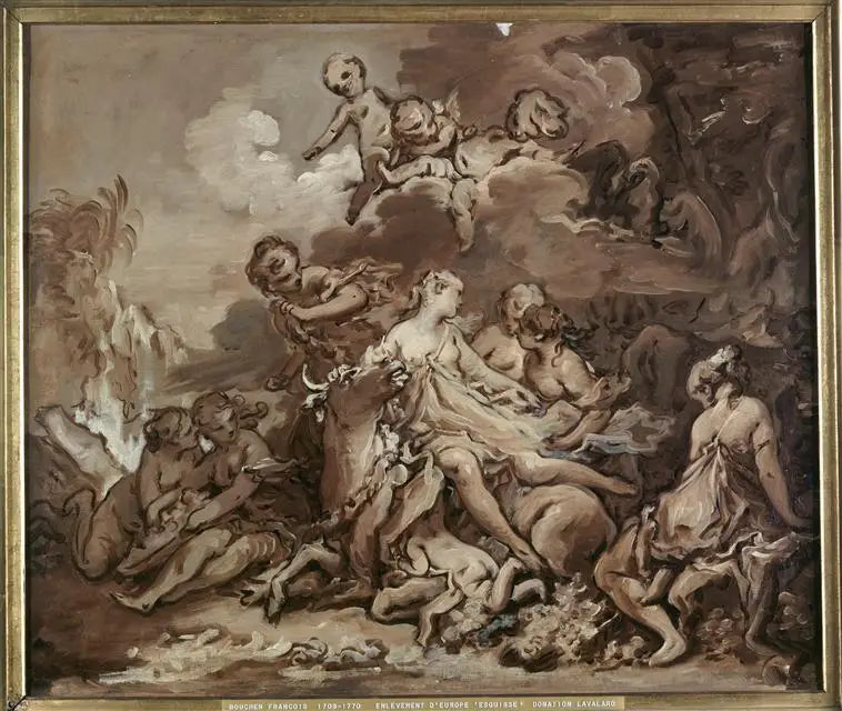 La eliminación de Europa - François Boucher
