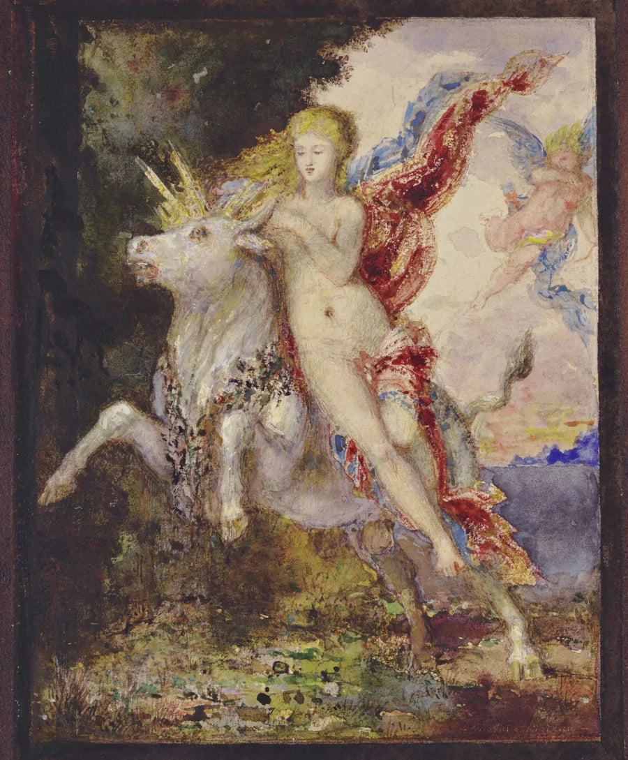 La eliminación de Europa - Gustave Moreau